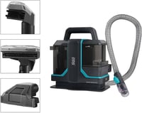 مكنسة تنظيف السجاد مع صابون ازالة البقع مجاناً