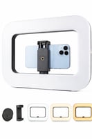 إضاءة ثلاثية الألوان للتصوير – تحكم عن بعد وشحن لا...