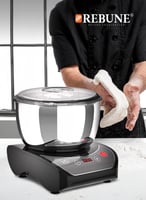 عجانة كهربائية ريبون 5.5 لتر ، 260 واط ، خفيفة الو...