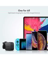 راف باور شاحن جداري برايم بمنفذين USB وبقوة 17 واط