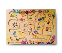 متاهة الحروف العربية خشبي