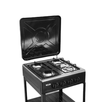 موقد غاز منخفض مع 4 شعلات