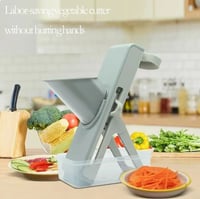 قطاعة خضروات متعددة الوظائف مزودة بـ3 شفرات تقطيع...