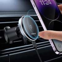 شاحن واستاند موماكس بشحن لاسلكي للجوال على فتحة ال...