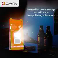 كشاف الطوارئ يعمل بالملح