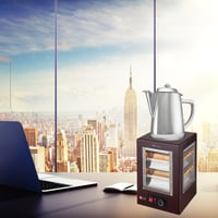 دفاية 4 جهات مع سخان كهربائي