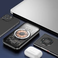 موماكس - بطارية متنقلة بقوة 35 واط، 15واط شحن لاسل...