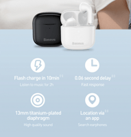 سماعة بيسوس بلوتوث لاسلكية