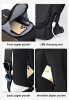 شنطة كتف مضادة للسرقة، شنطة ظهر يومية خفيفة الوزن...