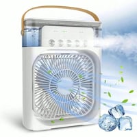 مكيف وفواحة متنقلة مزود بمروحة وفواحة ترطب لك الجو...