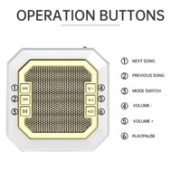 سماعة القرآن الكريم المضيئة بـ7 الوان وساعة رقمية...