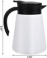 ترمس للقهوة حافظ للحرارة مزود بكوبين اضافية