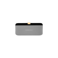 مخرج وصلات موماكس 4 في 1 للجوال Type-C متعدد المنا...