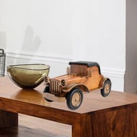 مكبر صوت كلاسيكي على شكل سيارة بتقنية البلوتوث - ب...