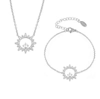 طقم دونا-فضي