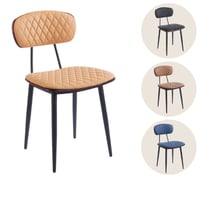 كرسي طعام جلد عدة الوان