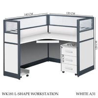 وحدة عمل ابيض عدة اشكال