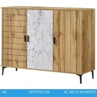 دولاب خشبي وأبيض عدة مقاسات