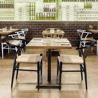 كرسي بوهيمي أسود