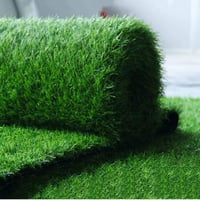 عشب صناعي أخضر الثخانة 15مم عدة مقاسات
