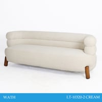 كنبة مودرن ارجل خشبي