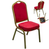 طقم 4 كراسي قطيفة لون أحمر