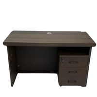 مكتب بني مع ادراج 120 سم