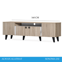 طاولة تلفزيون 160و180سم عدة الوان