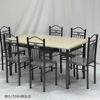 طقم طاولة طعام 6 كراسي عدة الوان