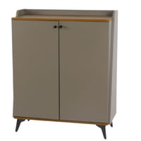 دولاب بوفيه رمادي 80 سم