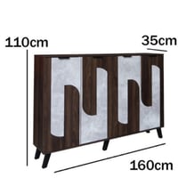 خزانة أحذية 4ابواب عدة الوان