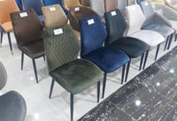 طقم 4 كراسي مخمل عدة ألوان