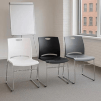 طقم 4 كراسي محاضرات واجتماعات عدة الوان