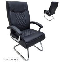 كرسي مكتب ثابت جلد عدة الوان