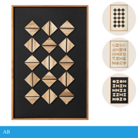 لوحة جدارية عدة أشكال