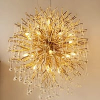 ثريا كروي كريستال الدمعة 100 سم