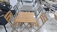 طقم طاولة وكرسيين خارجي عدة الوان