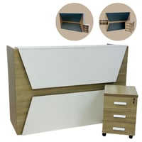 مكتب كاونتر 160 سم عدة الوان