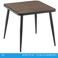 طاولة لون بني وأسود عدة مقاسات