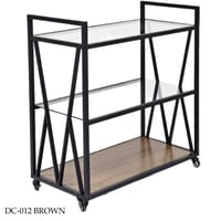 عربية تقديم زجاج عدة ألوان