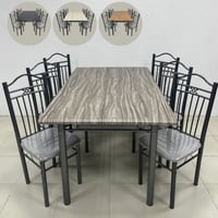 طقم طاولة و6 كراسي عدة ألوان