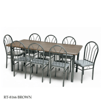 طقم طاولات طعام 6 او 8 كراسي خشب عدة الوان