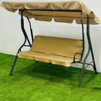 مرجيحة مع مضلة لون خردل نفرين