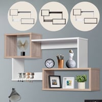 رف تخزين جداري عدة ألوان