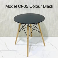 طاولة خشب مقاس 70 cm لون أسود