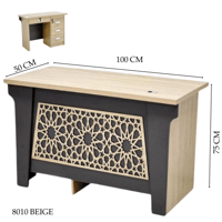 مكتب مقاس 100و120 سم عدة ألوان