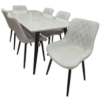 طقم طاوله طعام 6و4كراسي عدة الوان