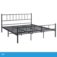 سرير أسود عدة مقاسات