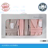 طقم روب حمام تركي 11قطعه عدة الوان