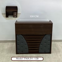 كاونتر استقبال مع أدراج لونين عدة مقاسات